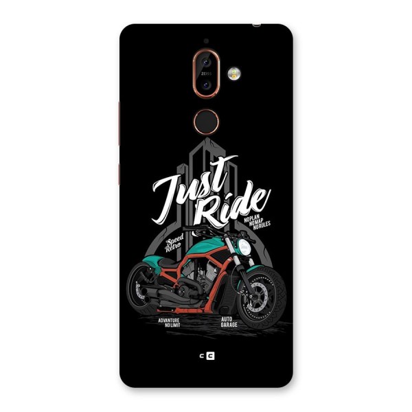 Just Ride Speed Back Case for Nokia 7 Plus