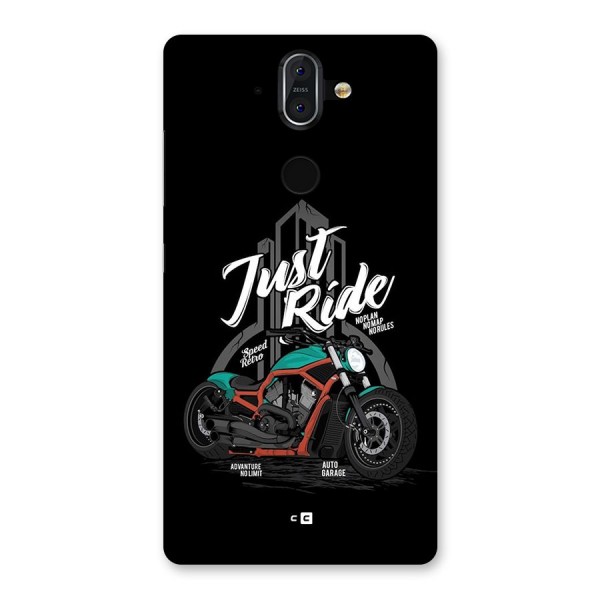 Just Ride Speed Back Case for Nokia 8 Sirocco