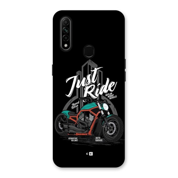 Just Ride Speed Back Case for Oppo A31