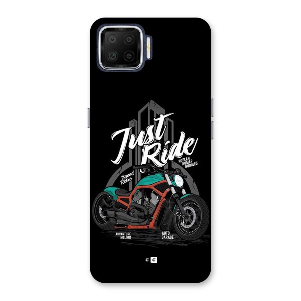 Just Ride Speed Back Case for Oppo F17
