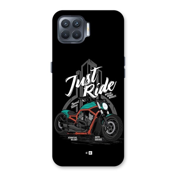 Just Ride Speed Back Case for Oppo F17 Pro