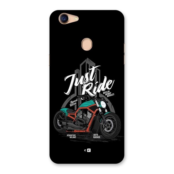 Just Ride Speed Back Case for Oppo F5