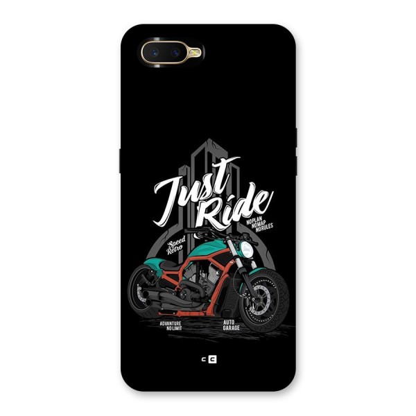 Just Ride Speed Back Case for Oppo K1