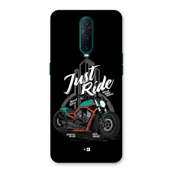 Just Ride Speed Back Case for Oppo R17 Pro