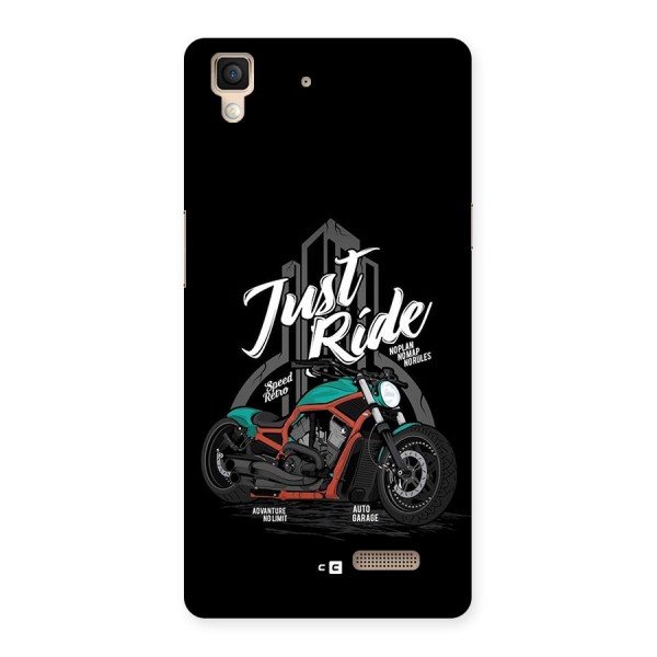 Just Ride Speed Back Case for Oppo R7