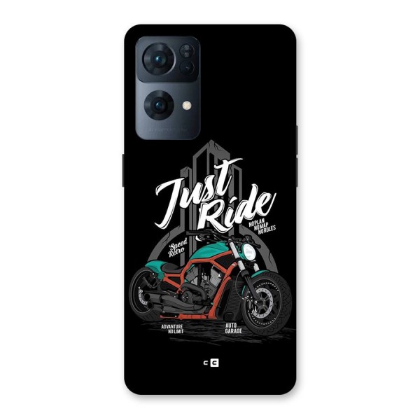 Just Ride Speed Back Case for Oppo Reno7 Pro 5G