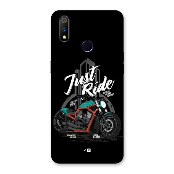 Just Ride Speed Back Case for Realme 3 Pro