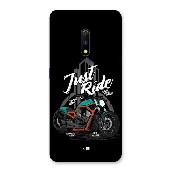 Just Ride Speed Back Case for Realme X