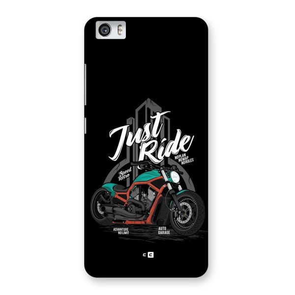 Just Ride Speed Back Case for Redmi Mi 5