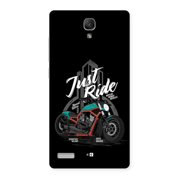 Just Ride Speed Back Case for Redmi Note Prime