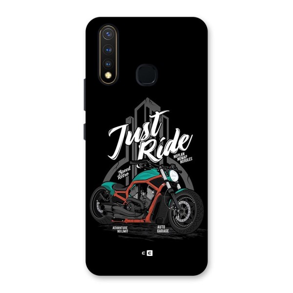 Just Ride Speed Back Case for Vivo U20