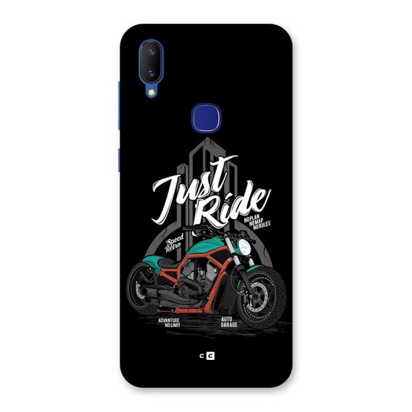 Just Ride Speed Back Case for Vivo V11