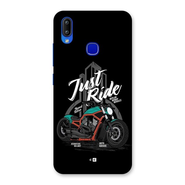 Just Ride Speed Back Case for Vivo Y91