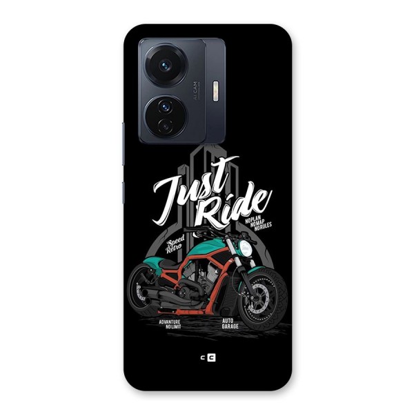 Just Ride Speed Back Case for Vivo iQOO Z6 Pro