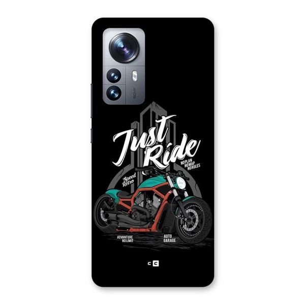 Just Ride Speed Back Case for Xiaomi 12 Pro