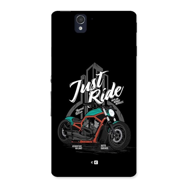 Just Ride Speed Back Case for Xperia Z