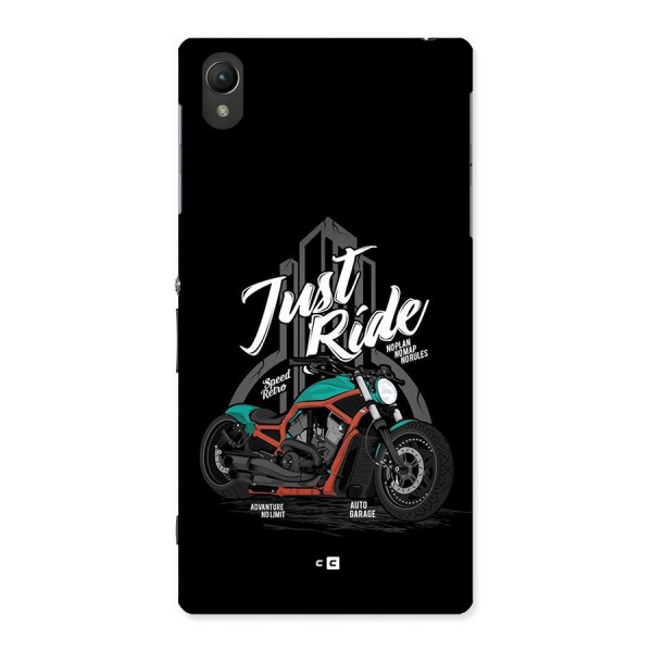 Just Ride Speed Back Case for Xperia Z1