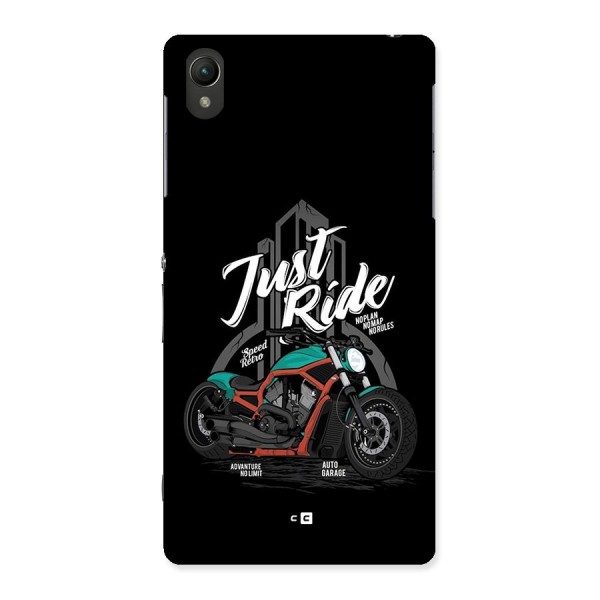 Just Ride Speed Back Case for Xperia Z2