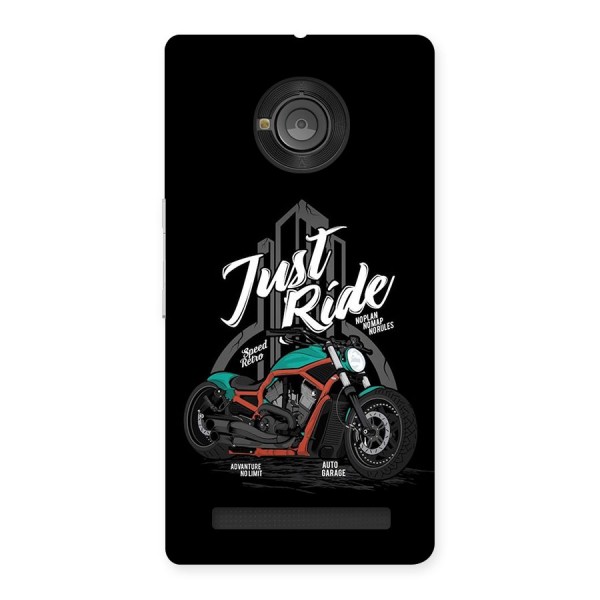 Just Ride Speed Back Case for Yuphoria