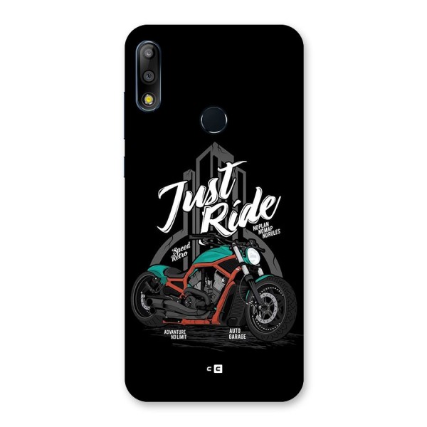 Just Ride Speed Back Case for Zenfone Max Pro M2