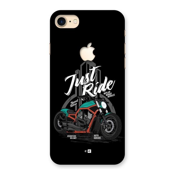 Just Ride Speed Back Case for iPhone 7 Apple Cut