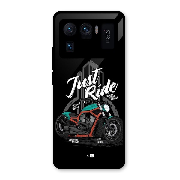 Just Ride Speed Glass Back Case for Mi 11 Ultra