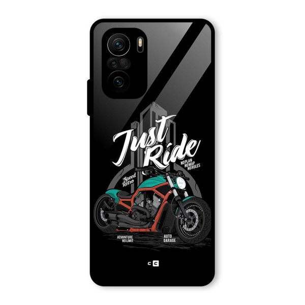 Just Ride Speed Glass Back Case for Mi 11x