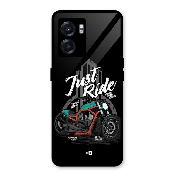 Just Ride Speed Glass Back Case for Oppo K10 (5G)