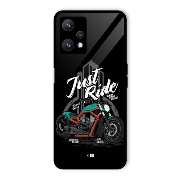 Just Ride Speed Glass Back Case for Realme 9 Pro 5G