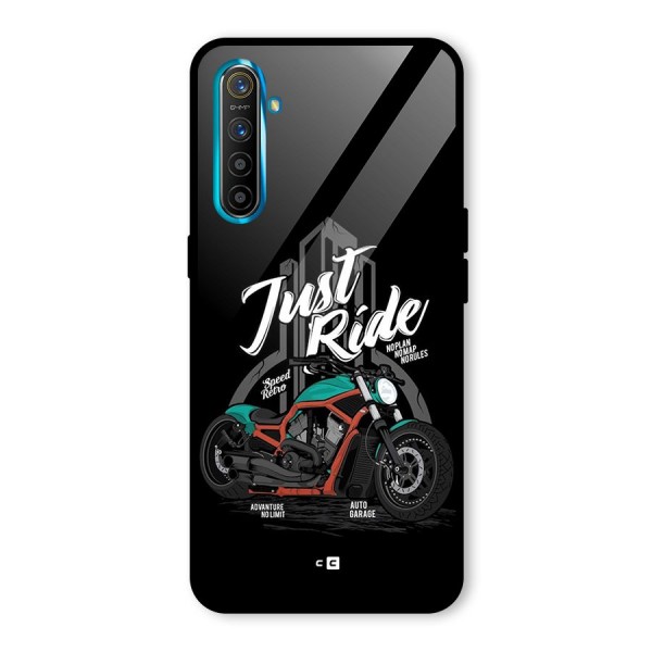 Just Ride Speed Glass Back Case for Realme X2