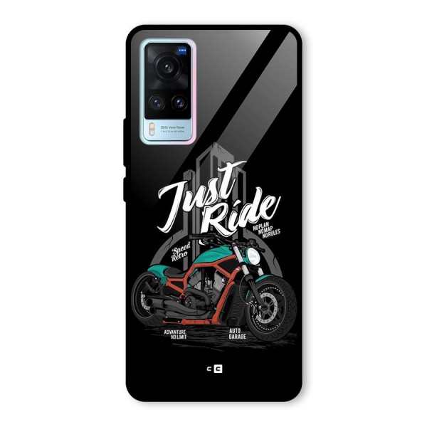Just Ride Speed Glass Back Case for Vivo X60