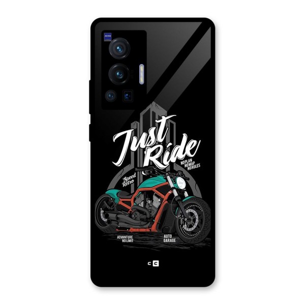 Just Ride Speed Glass Back Case for Vivo X70 Pro