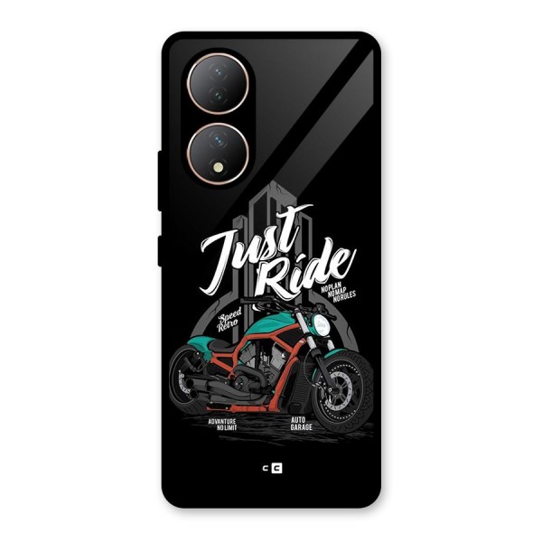 Just Ride Speed Glass Back Case for Vivo Y100A