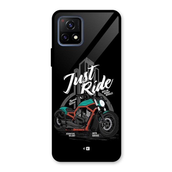 Just Ride Speed Glass Back Case for Vivo Y72 5G