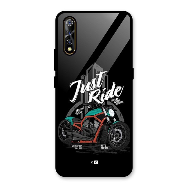 Just Ride Speed Glass Back Case for Vivo Z1x