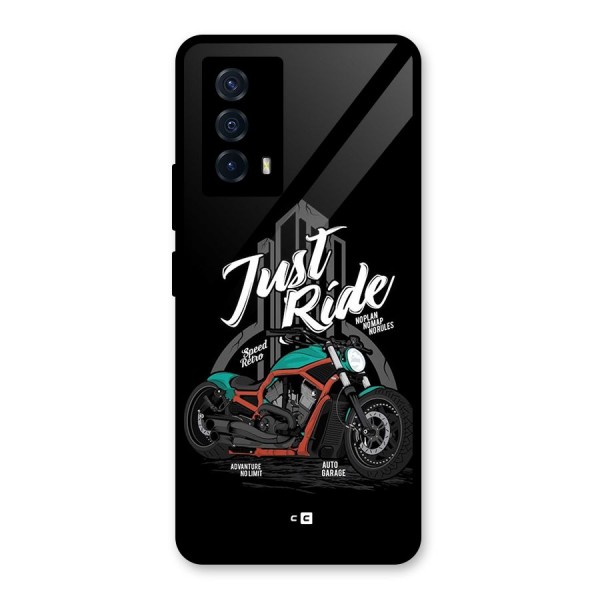 Just Ride Speed Glass Back Case for Vivo iQOO Z5