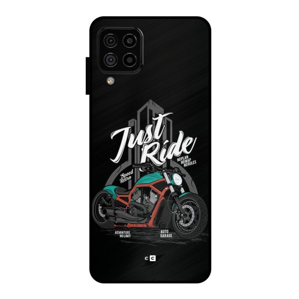 Just Ride Speed Metal Back Case for Galaxy A22 4G