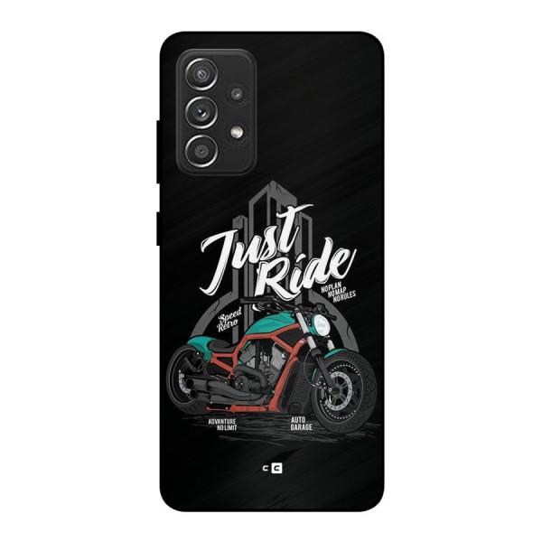 Just Ride Speed Metal Back Case for Galaxy A52