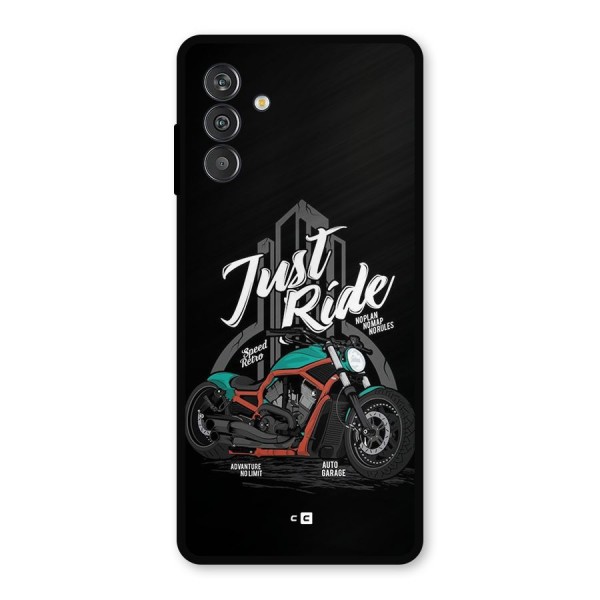 Just Ride Speed Metal Back Case for Galaxy M14 5G