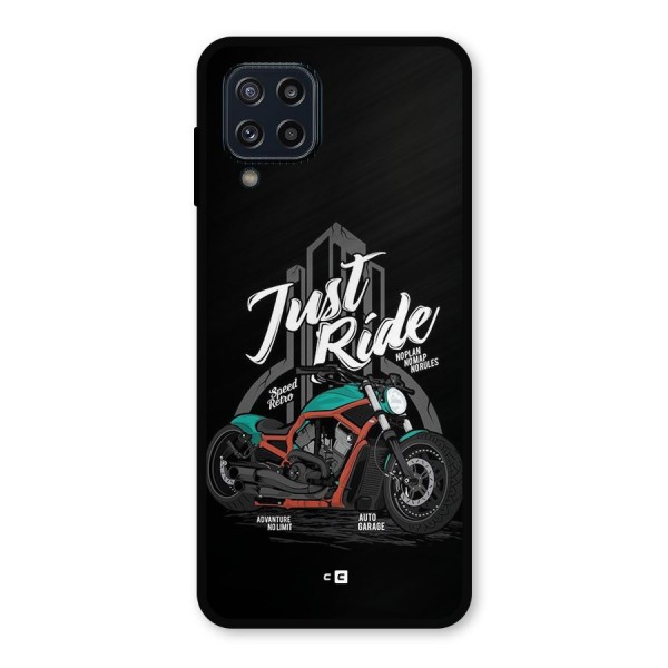 Just Ride Speed Metal Back Case for Galaxy M32