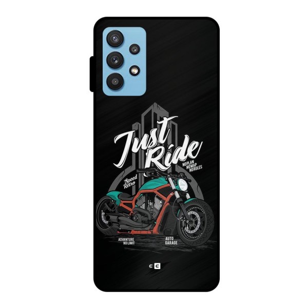 Just Ride Speed Metal Back Case for Galaxy M32 5G