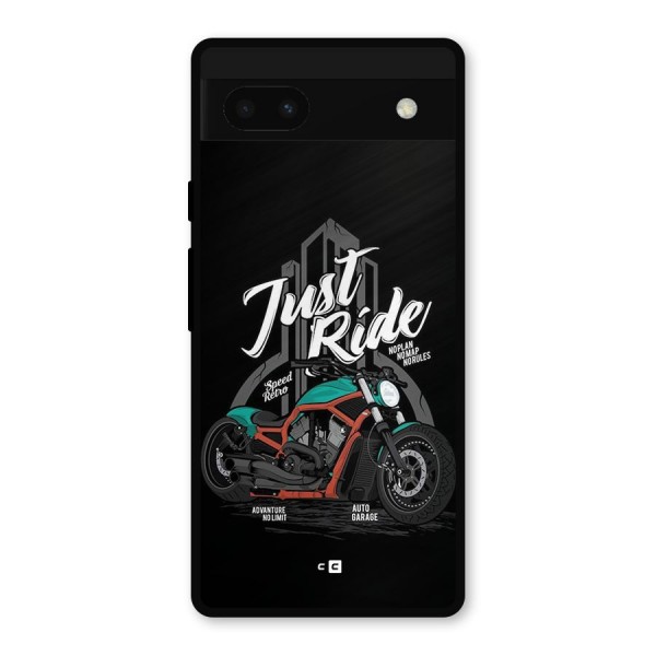 Just Ride Speed Metal Back Case for Google Pixel 6a