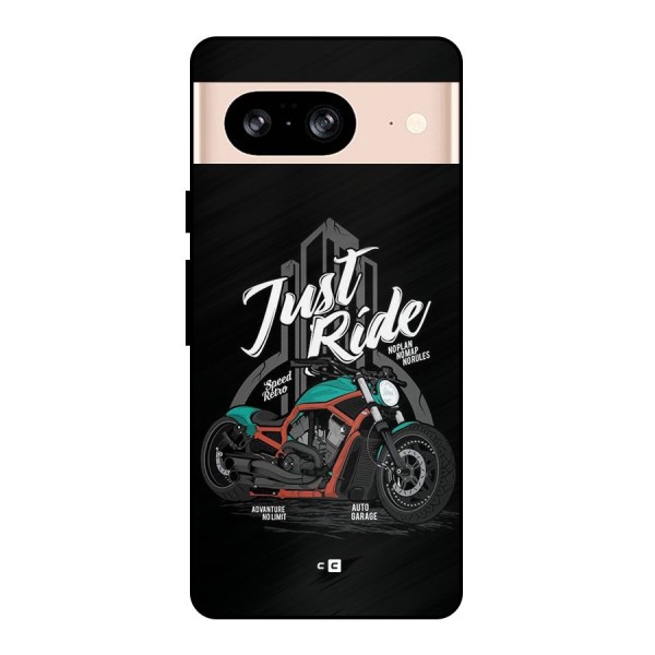 Just Ride Speed Metal Back Case for Google Pixel 8