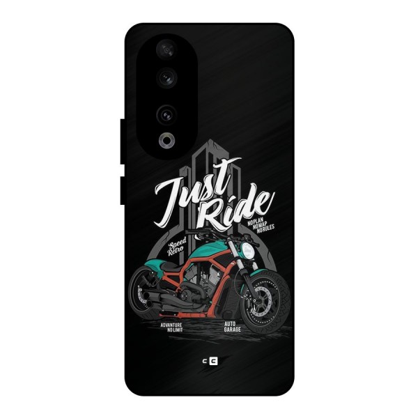 Just Ride Speed Metal Back Case for Honor 90