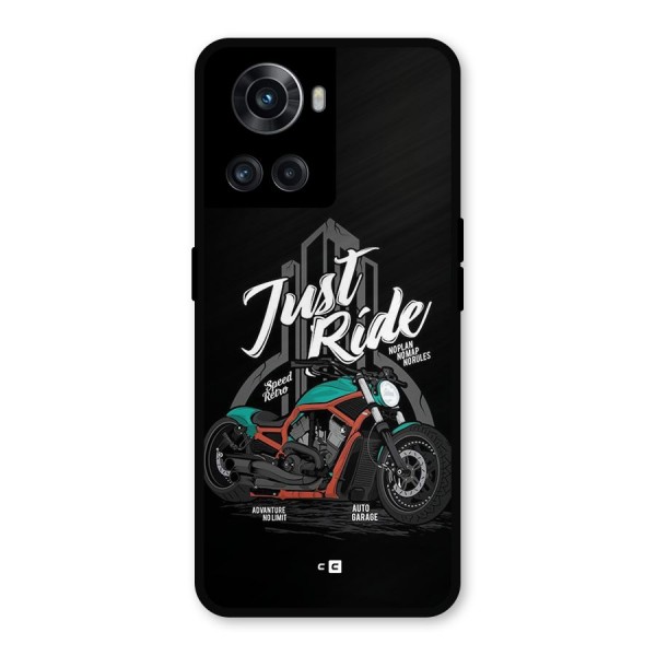 Just Ride Speed Metal Back Case for OnePlus 10R