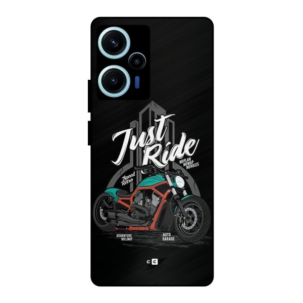 Just Ride Speed Metal Back Case for Poco F5