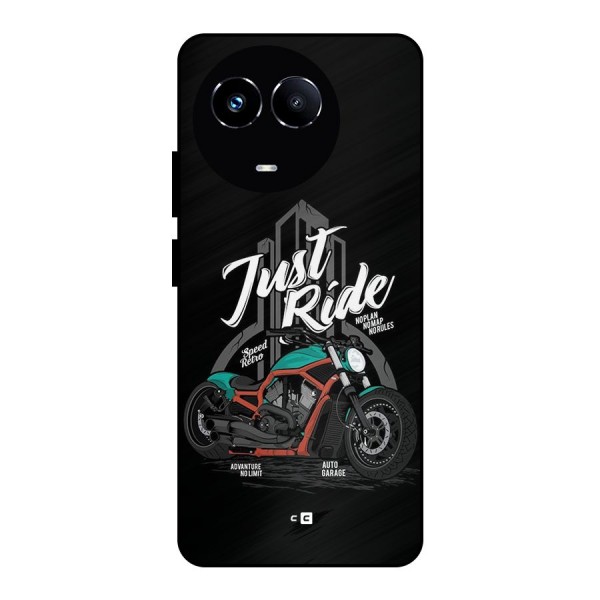 Just Ride Speed Metal Back Case for Realme 11 5G