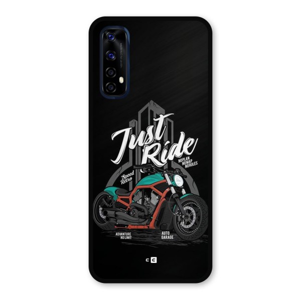 Just Ride Speed Metal Back Case for Realme 7