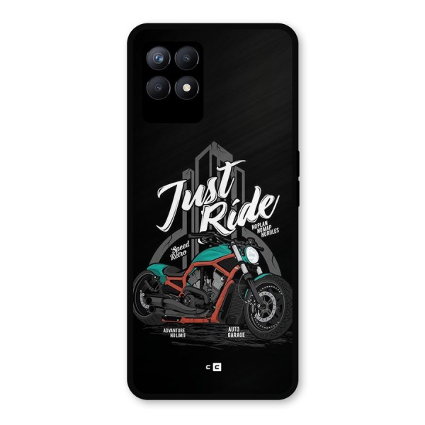 Just Ride Speed Metal Back Case for Realme 8i