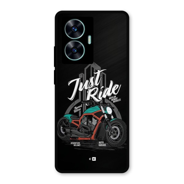 Just Ride Speed Metal Back Case for Realme C55